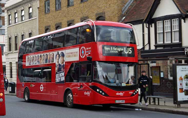 Abellio BYD D8UR-DD ADL Enviro400EV CITY 3438